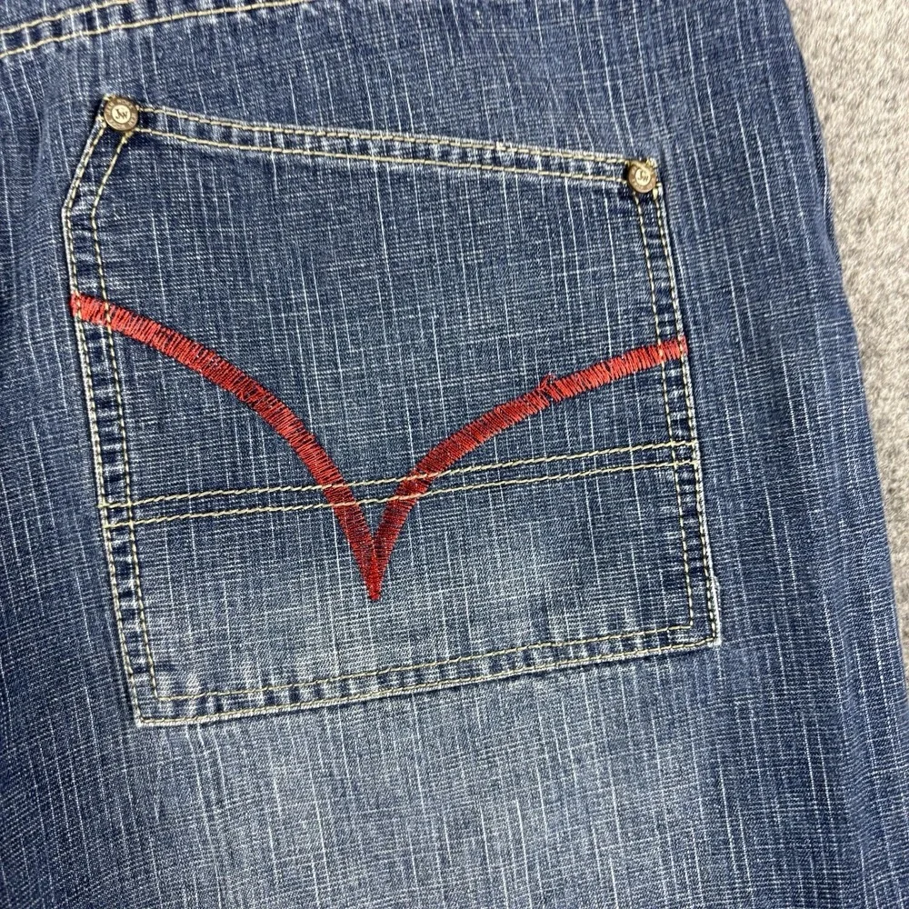 Jean Worx Denim Shorts 40 Men's Baggy Streetwear Skater Y2K Blue 90's Style‎ Hip